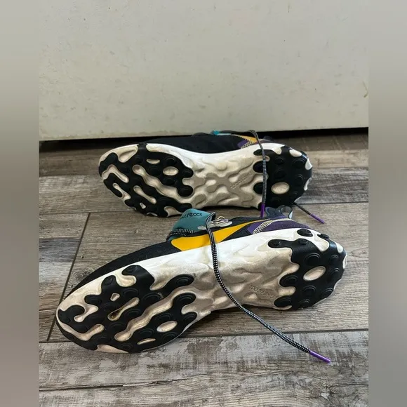 Nike React Element 55 PRM - Black Mineral Cyan sneaker shoes 6.5