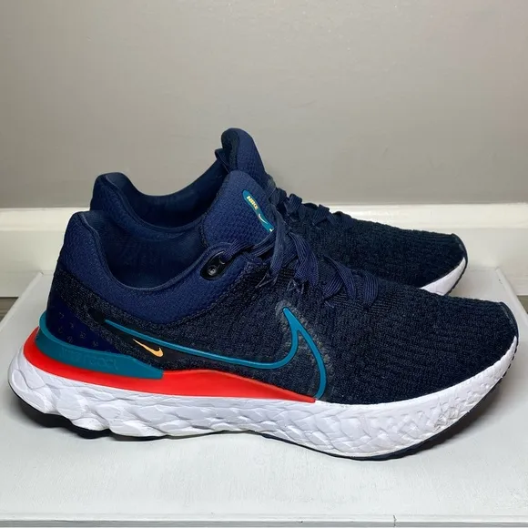 Nike React Infinity Run Flyknit 3 Shoes Men’s Size 10 Sneakers - DH5392-401
