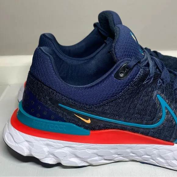 Nike React Infinity Run Flyknit 3 Shoes Men’s Size 10 Sneakers - DH5392-401