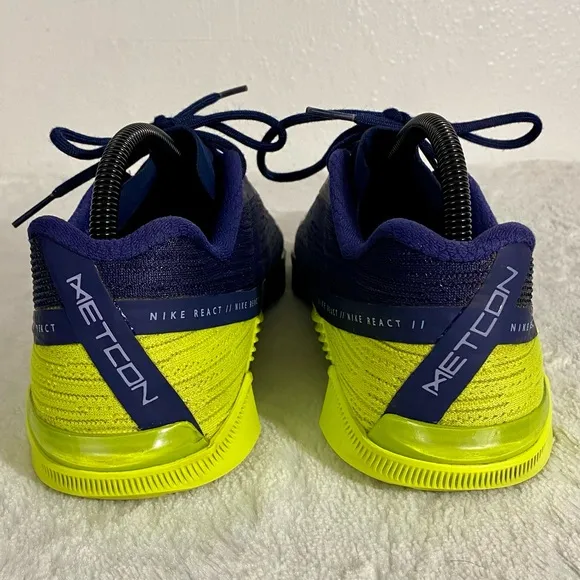 Nike React Metcon Turbo “Blackened Blue Cyber” Shoes Men’s Size 10.5