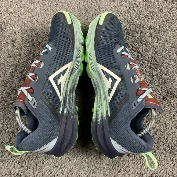 Nike React Terra Kiger 9 Trail Running Shoes Mens 10.5 Blue Green DR2693-403