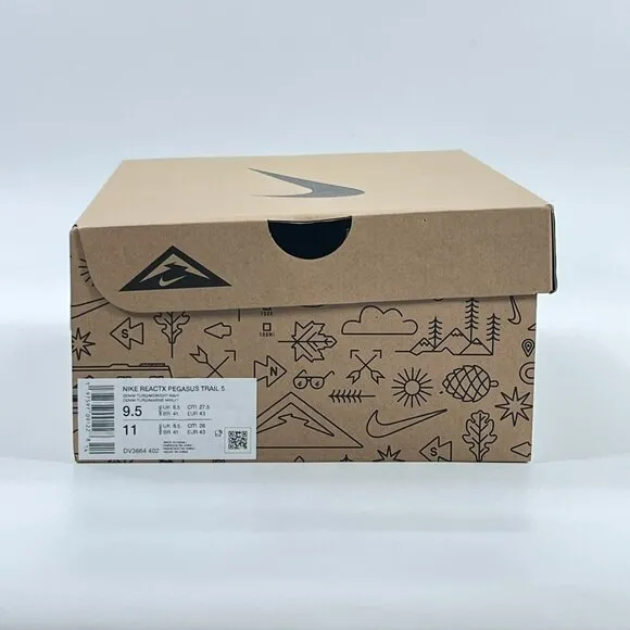 Nike Reactx Peguasus Trail 5 'Midnight Navy' DV3864-402 size 9.5