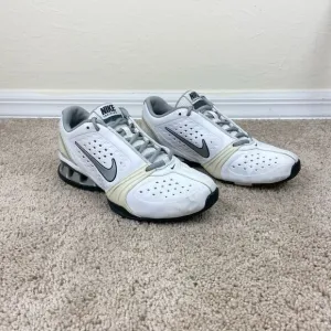Nike Reax Rockstar Women’s Athletic Shoes - White Metallic Silver