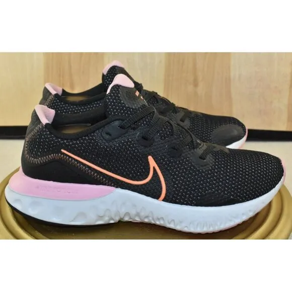 Nike Renew Run Women’s Shoes Size 10 Black/Pink Athletic Running Sneakers