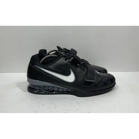 Nike Romaleos 2 476927-010 Black Leather Weightlifting Shoes Men’s Size 11