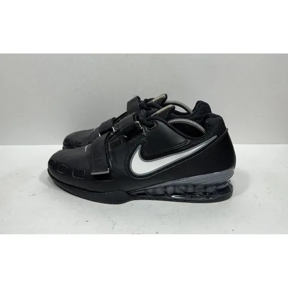 Nike Romaleos 2 476927-010 Black Leather Weightlifting Shoes Men’s Size 11