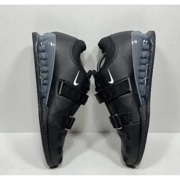 Nike Romaleos 2 476927-010 Black Leather Weightlifting Shoes Men’s Size 11