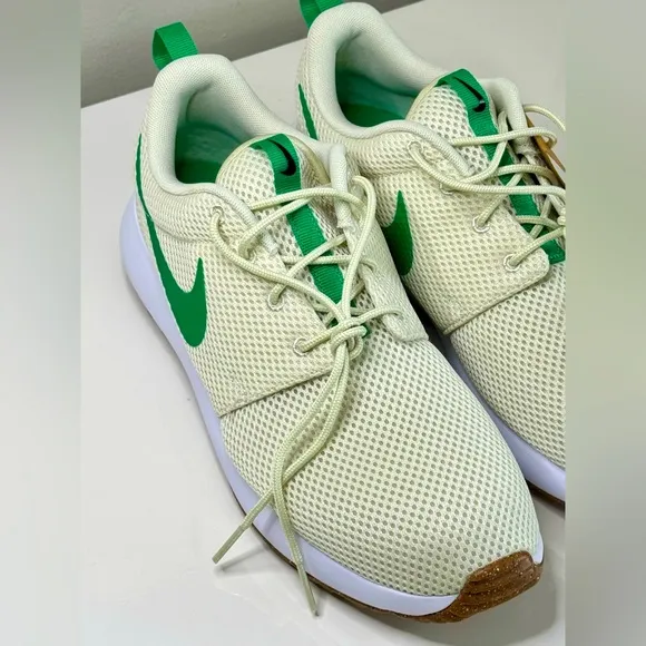 Nike Roshe G Next Nature Men’s Golf Sneakers DV1202 Off White And Stadium Green