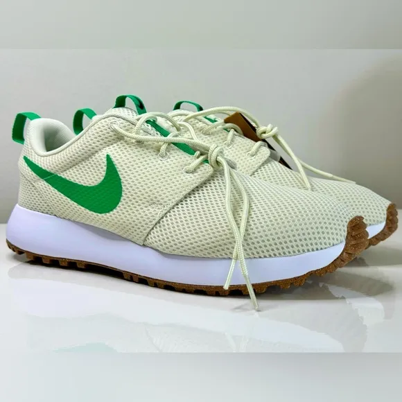 Nike Roshe G Next Nature Men’s Golf Sneakers DV1202 Off White And Stadium Green
