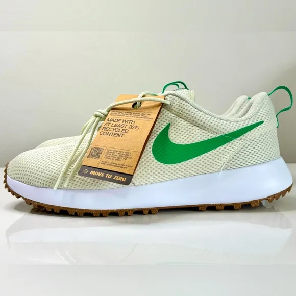 Nike Roshe G Next Nature Men’s Golf Sneakers DV1202 Off White And Stadium Green