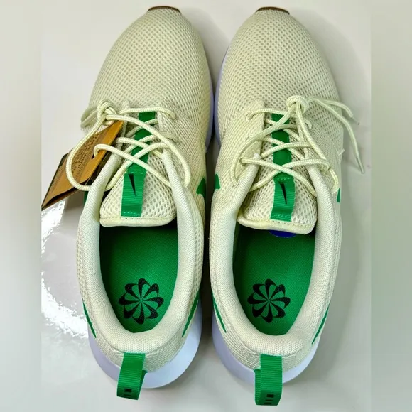 Nike Roshe G Next Nature Men’s Golf Sneakers DV1202 Off White And Stadium Green