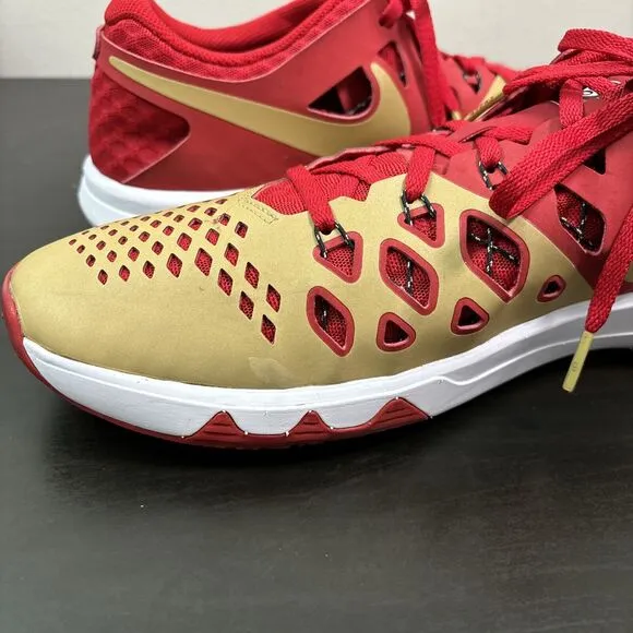 Nike San‎ Francisco 49ers Sneakers Size Men's 12 Train Speed 4 Amp NFL Shoes