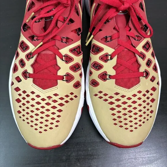 Nike San‎ Francisco 49ers Sneakers Size Men's 12 Train Speed 4 Amp NFL Shoes