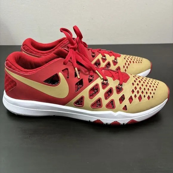 Nike San‎ Francisco 49ers Sneakers Size Men's 12 Train Speed 4 Amp NFL Shoes