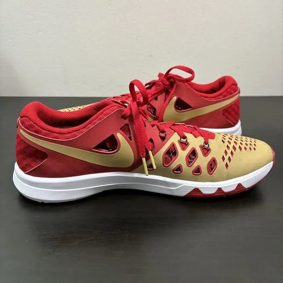 Nike San‎ Francisco 49ers Sneakers Size Men's 12 Train Speed 4 Amp NFL Shoes