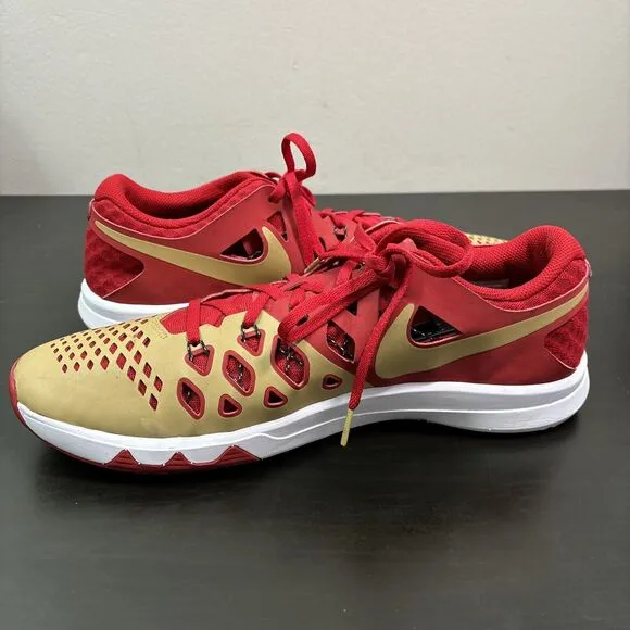 Nike San‎ Francisco 49ers Sneakers Size Men's 12 Train Speed 4 Amp NFL Shoes