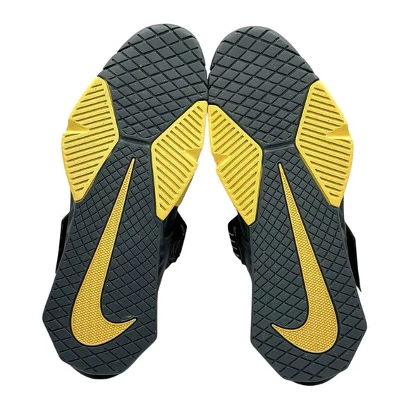 Nike Savaleos Black Gold Men's Size 11 Weightlifting Shoes Gym Training NWOB