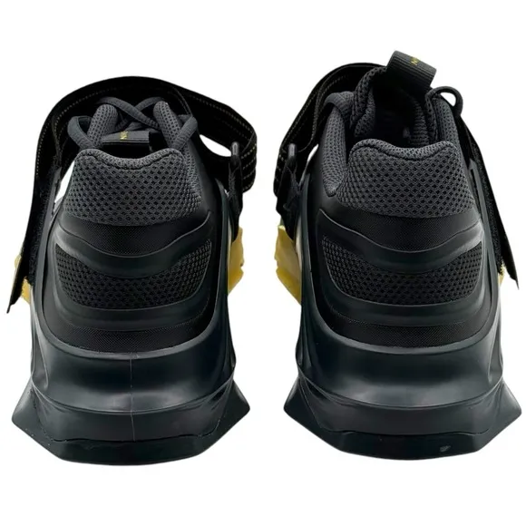 Nike Savaleos Black Gold Men's Size 11 Weightlifting Shoes Gym Training NWOB