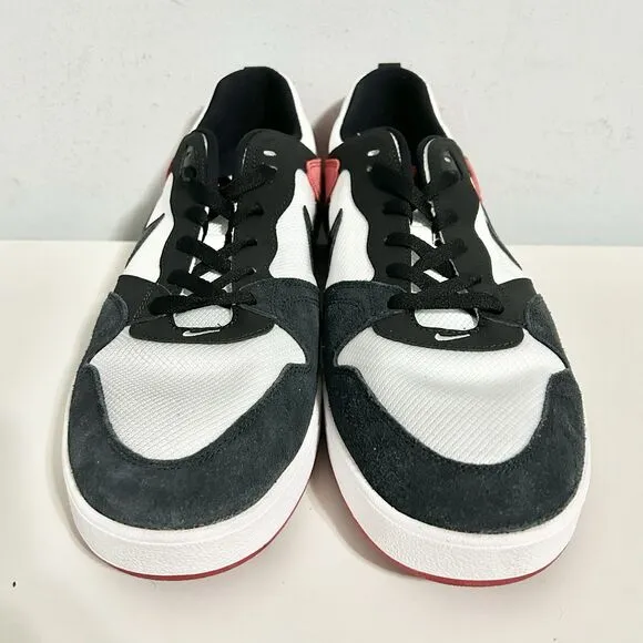 Nike SB Alleyoop “White Uni Red” Men’s Size 13 Black Skateboarding Shoes No Lid