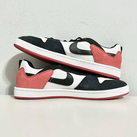 Nike SB Alleyoop “White Uni Red” Men’s Size 13 Black Skateboarding Shoes No Lid