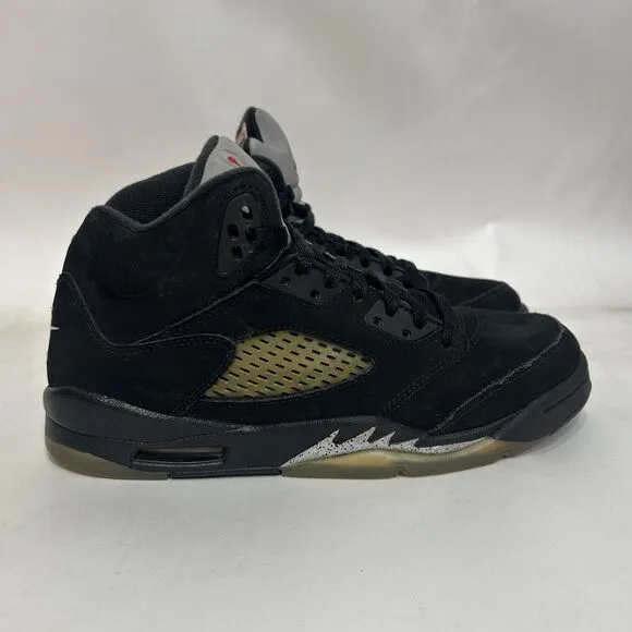 Nike Shoes Air Jordan 5 Retro BG “Black Metallic” 2024