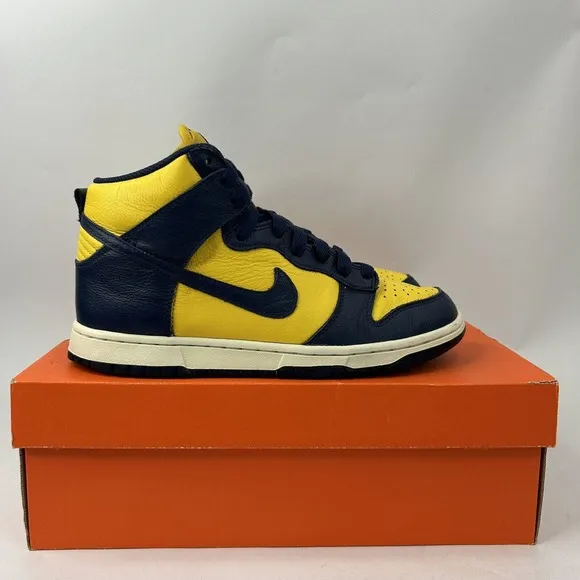 Nike Shoes Dunk High Retro “Michigan” 2016