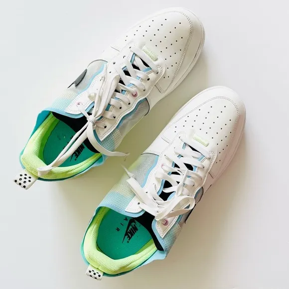 Nike SIZE 14 Men’s Air Force 1 React ‘Sail Barely Volt’ sneakers