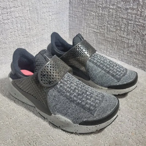 Nike Sock Dart SE Premium Men’s Size 8 US Black Grey Sneaker Shoes 859553-001