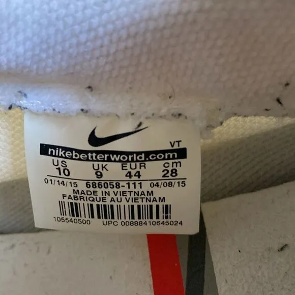 NIKE Sock Dart SP Independence Day White #686058-111 Men’s Shoes Size 10