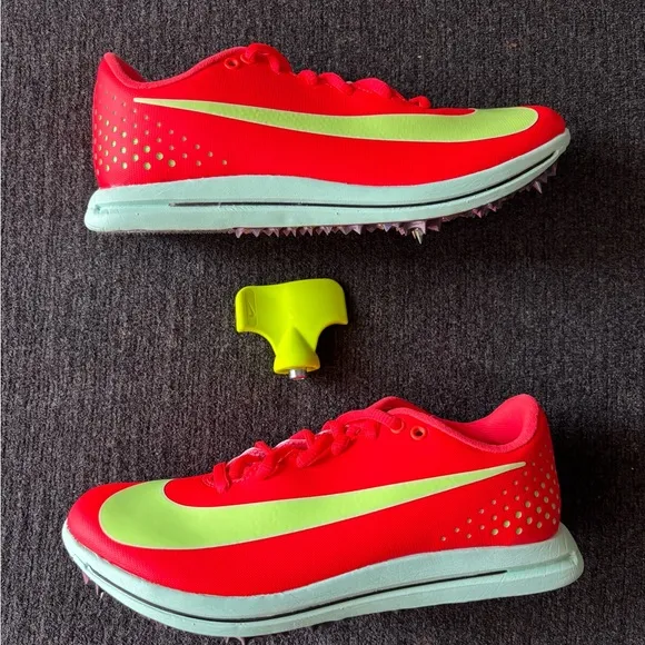 Nike Triple Jump Elite 3 “Bright Crimson Lime Blast” Men’s Size 6