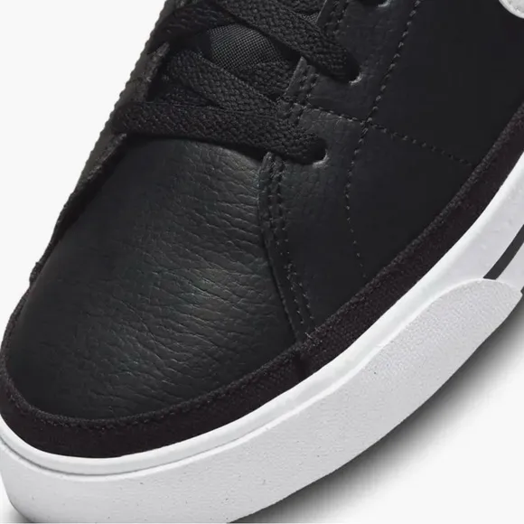 Nike | Unisex black BRS Court Legacy black lace up sneakers, Women’s 8.5