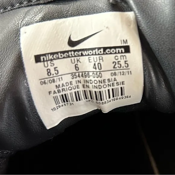 Nike | Unisex black BRS Court Legacy black lace up sneakers, Women’s 8.5