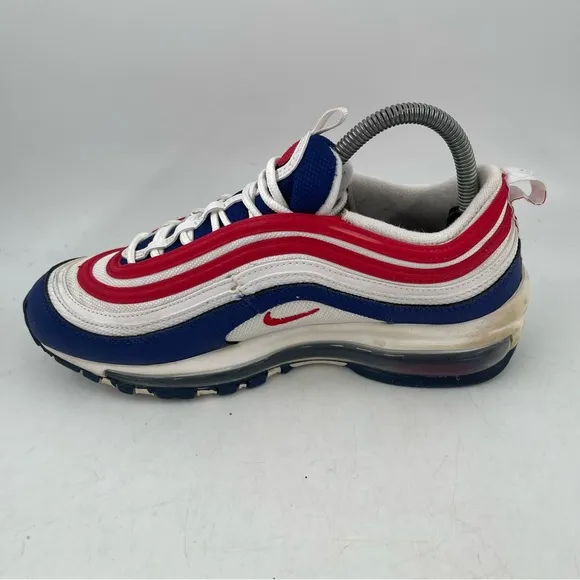 Nike Unisex Kids Air Max ‘97 GS USA - SZ 6.5 - Red White Blue Shoes Sneakers