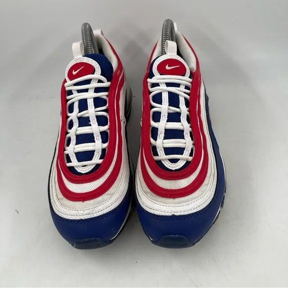 Nike Unisex Kids Air Max ‘97 GS USA - SZ 6.5 - Red White Blue Shoes Sneakers