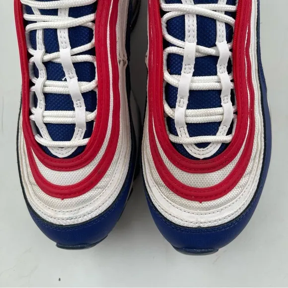 Nike Unisex Kids Air Max ‘97 GS USA - SZ 6.5 - Red White Blue Shoes Sneakers