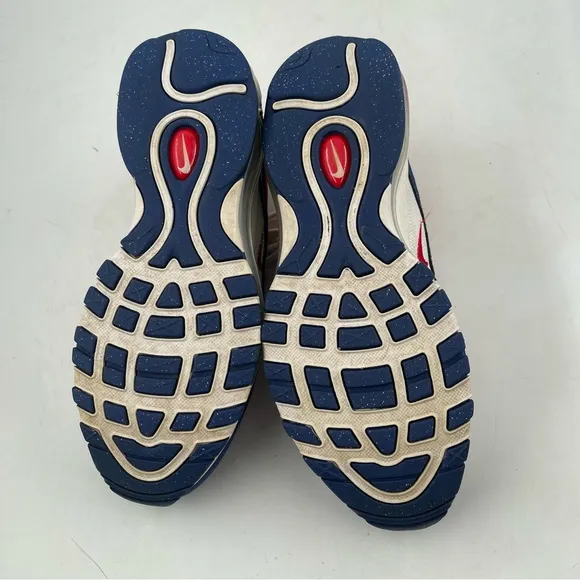Nike Unisex Kids Air Max ‘97 GS USA - SZ 6.5 - Red White Blue Shoes Sneakers