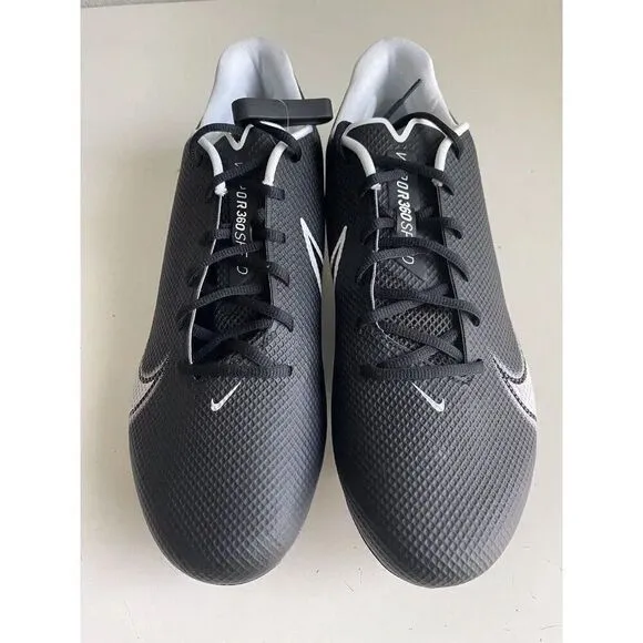 Nike Vapor Edge 360 Speed Black White Football Cleat DT DO1145-001 Men's Sz 15 W
