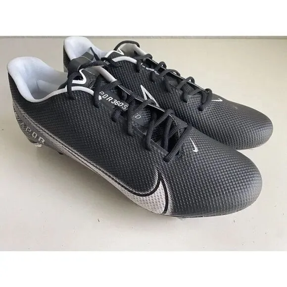 Nike Vapor Edge 360 Speed Black White Football Cleat DT DO1145-001 Men's Sz 15 W