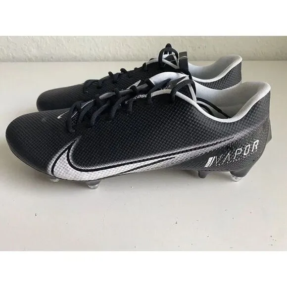 Nike Vapor Edge 360 Speed Black White Football Cleat DT DO1145-001 Men's Sz 15 W
