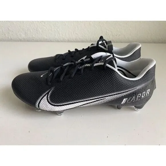 Nike Vapor Edge 360 Speed Black White Football Cleat DT DO1145-001 Men's Sz 15 W