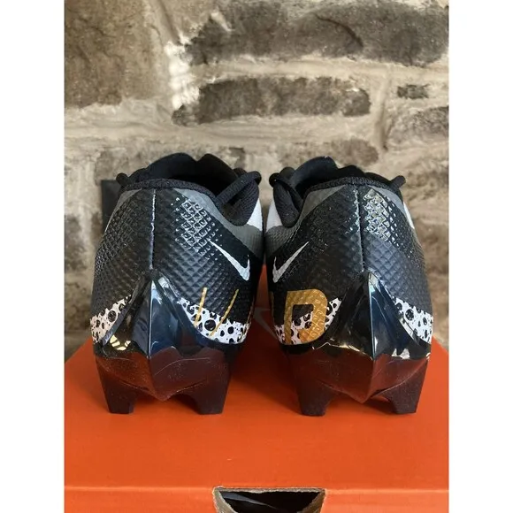 Nike Vapor Edge Speed 360 Black Gold DQ5110-002 Football Shoes Men's Size 10.5
