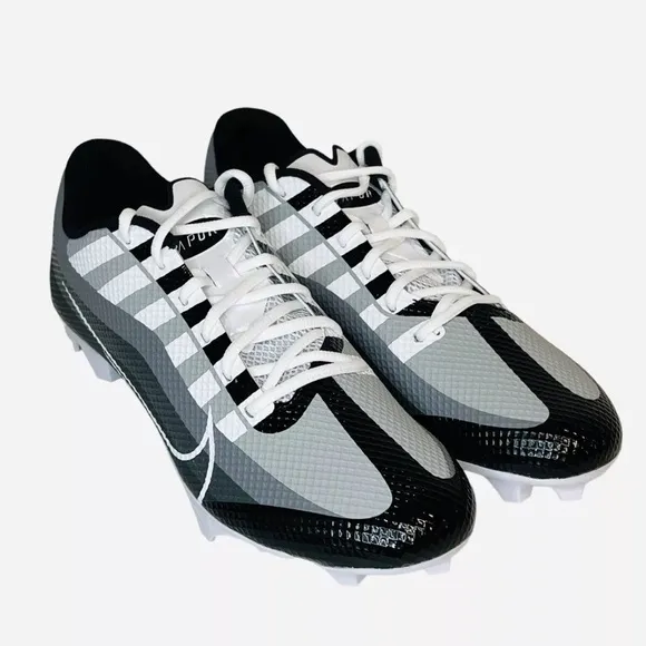 Nike Vapor Edge Speed 360 Football Cleats Black/Gray DQ5110-001 Men’s Size 16