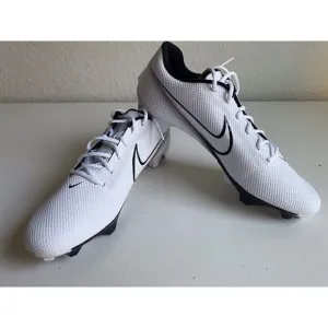 Nike Vapor Edge Speed 360 White Black Football Cleats CD0082-100 Men's Size 14