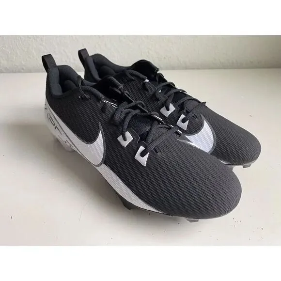 Nike Vapor Edge Speed 360 2 Football Cleats DA5455-001 Black White Men’s Size 14