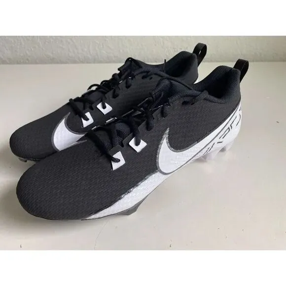 Nike Vapor Edge Speed 360 2 Football Cleats DA5455-001 Black White Men’s Size 14