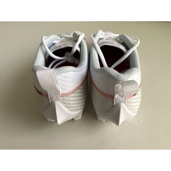 Nike Vapor Edge Speed 360 2 White Orange Football Cleats FJ1582-180 Men’s Sz 14