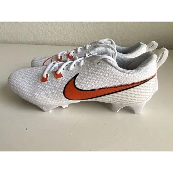 Nike Vapor Edge Speed 360 2 White Orange Football Cleats FJ1582-180 Men’s Sz 14