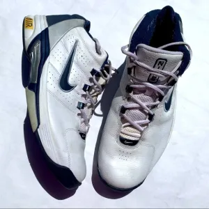 Nike Vintage 90s Nike Air Uptempo sneakers navy and white size 13 men