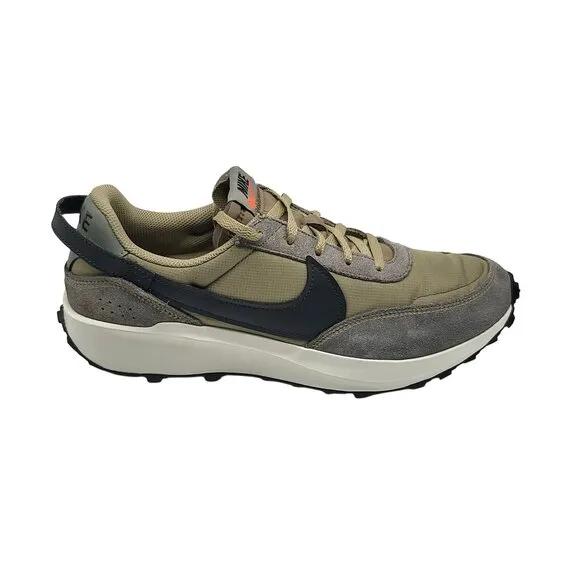 Nike Waffle Debut SE Mens Size 11 Running Shoes Olive Green