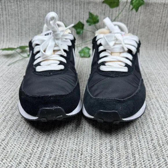 Nike Waffle Trainer 2 (GS) Big Kids Shoes White-Black Crimson Sz 6Y women’s 8